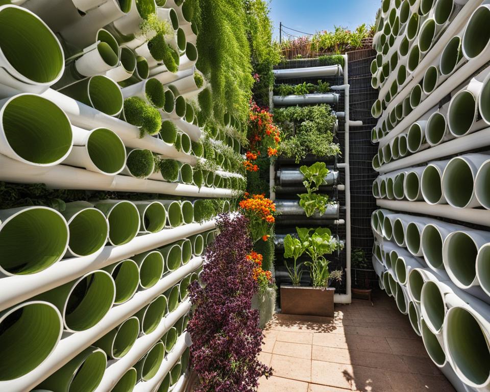 DIY Vertical Gardening with PVC Pipe