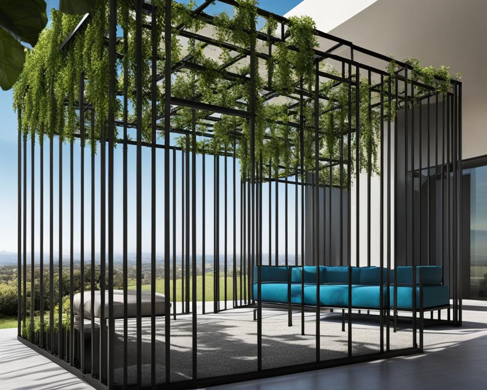 Elegant Vertical Trellis Design