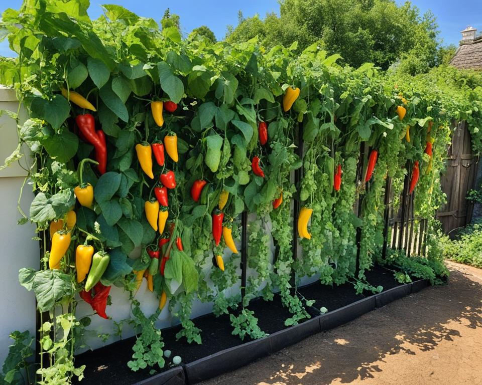 Garden Trellis Supporting Vines