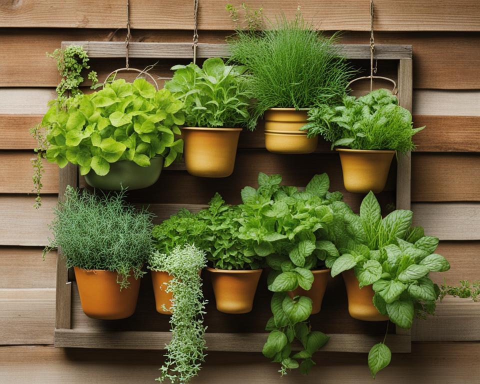 Small-Space Vertical Herb Garden Ideas