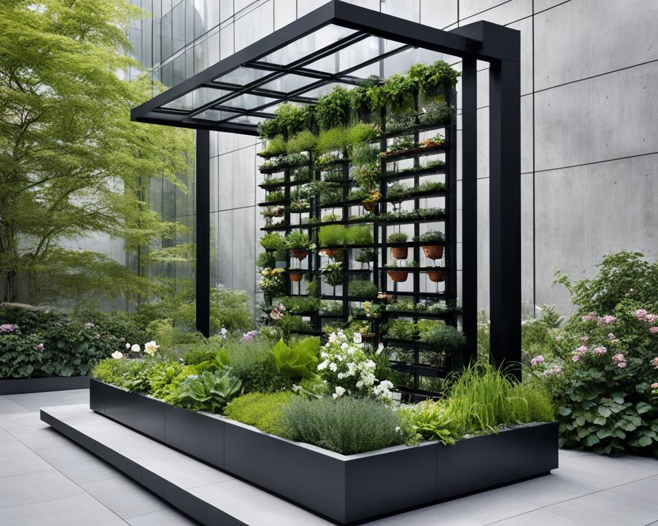Vertical Garden Structure Design