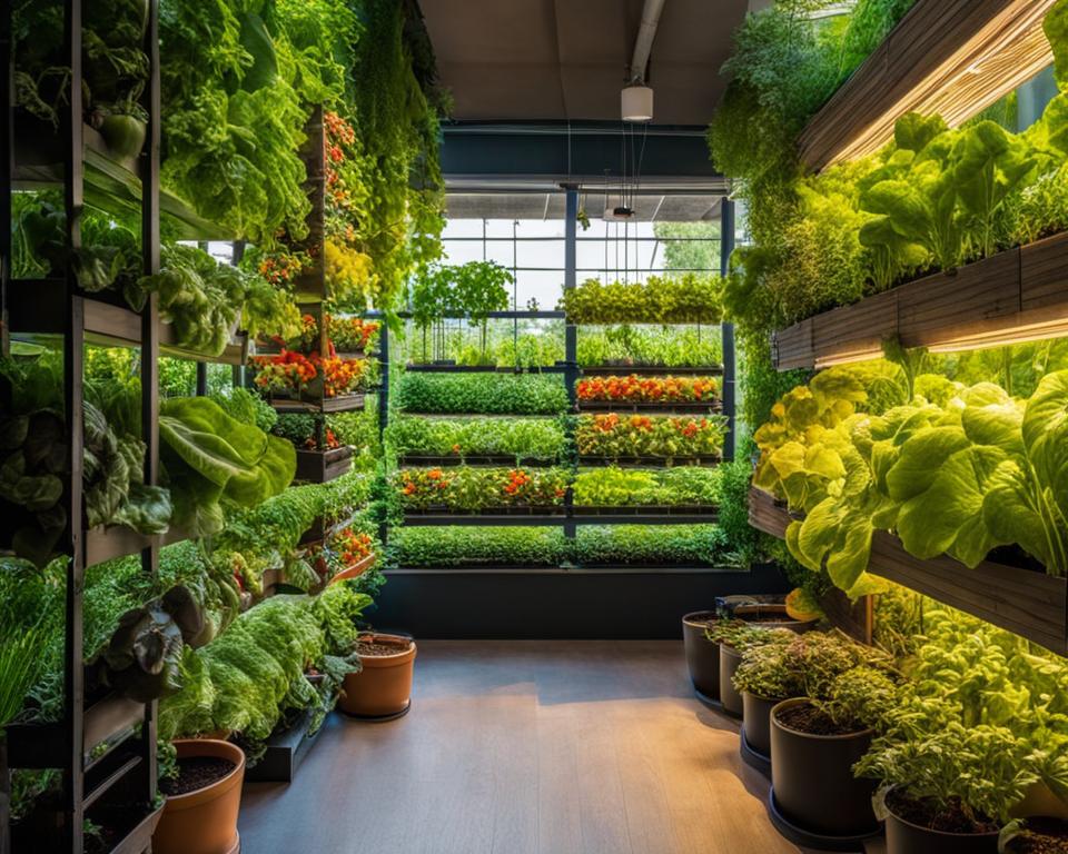 Vertical Vegetable Garden Sunlight Optimization