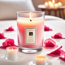 Embrace Romance with Homecourt Steeped Rose Candle