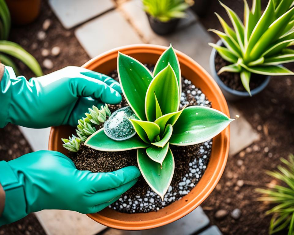 Sansevieria Laurentii care