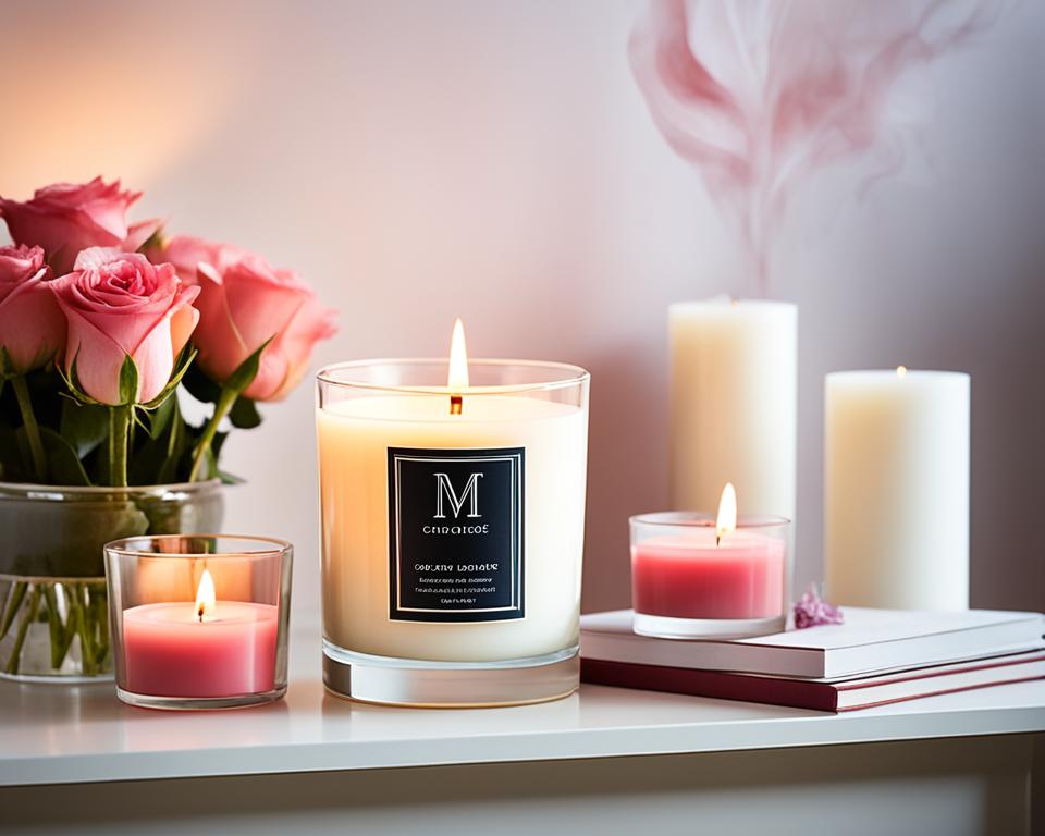 Scented candles for relaxation