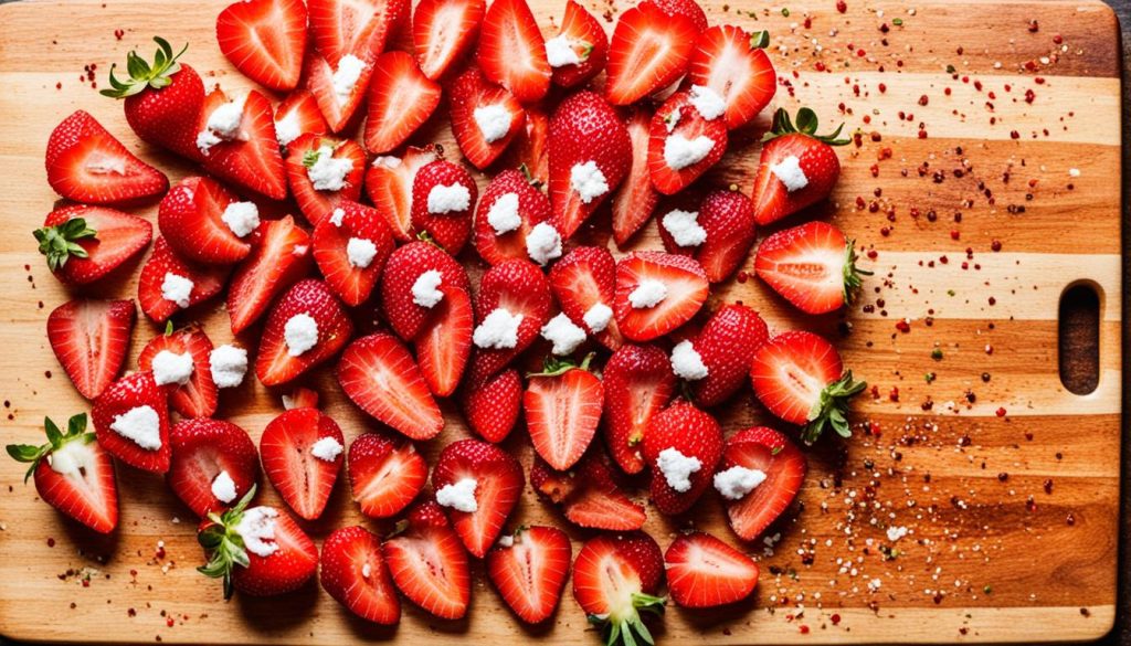 Savory and sweet dishes with cayenne pepper