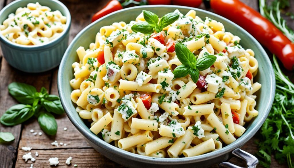 horseradish macaroni salad