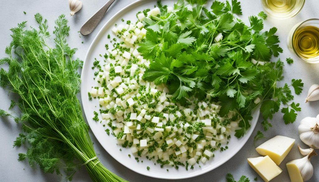 the delicate herb for french cuisine