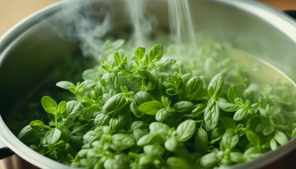 adding marjoram to meals