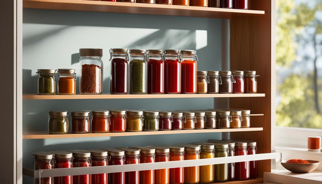 storing paprika
