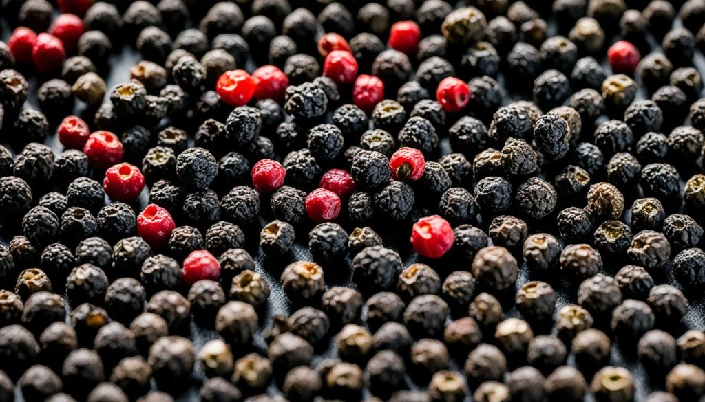 types of peppercorns