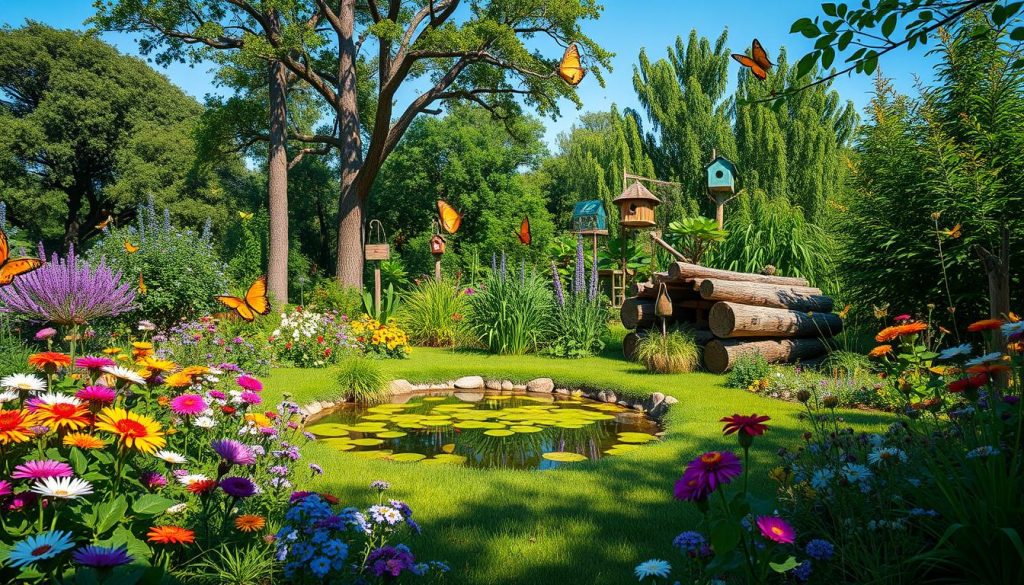 Wildlife habitats in sustainable landscaping
