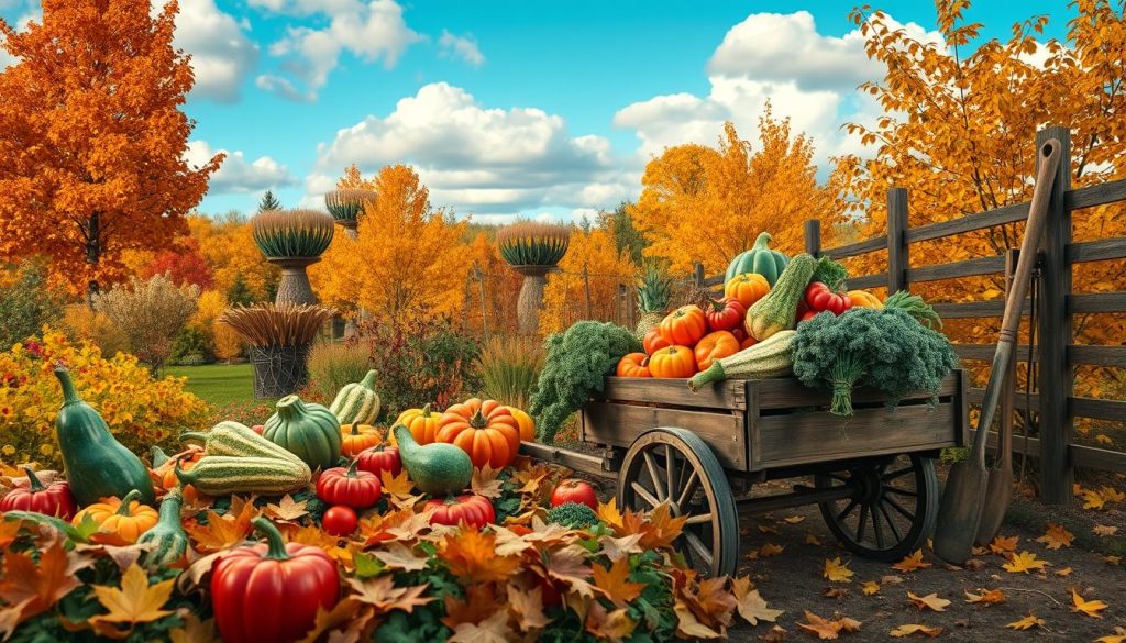harvest season gardening