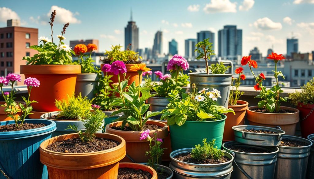 Container gardening materials