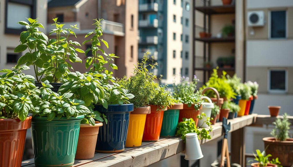 Container gardening plants for herbs