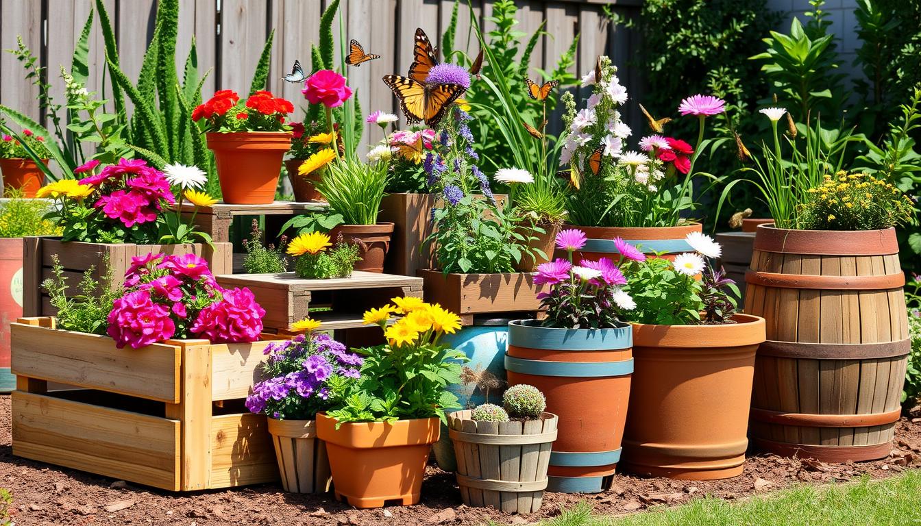 DIY container garden projects
