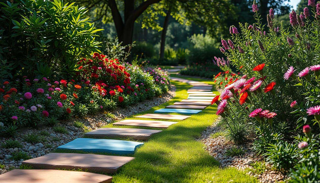 DIY garden pathways