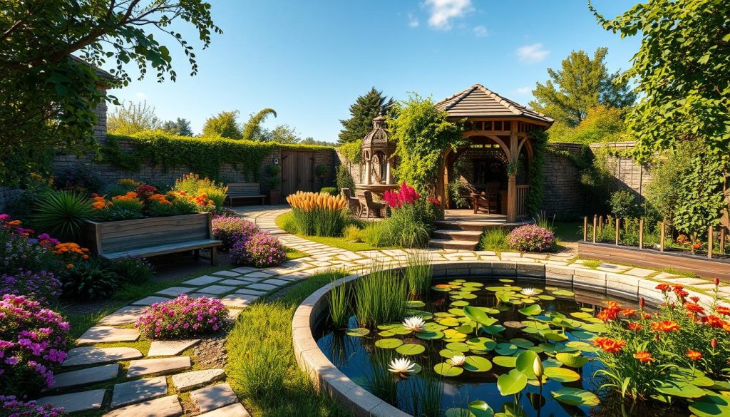 Dream garden layout design