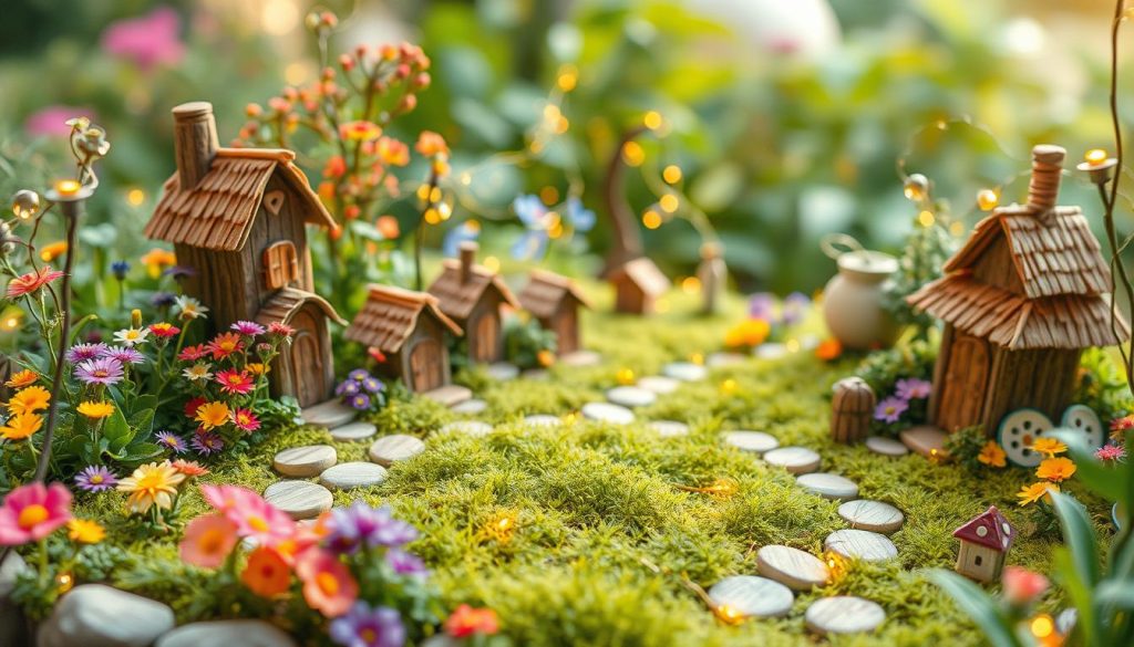 Fairy garden design sketch