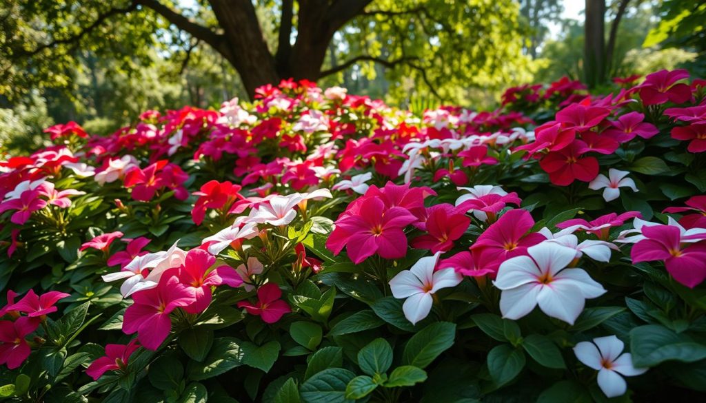 Impatiens for shade gardens