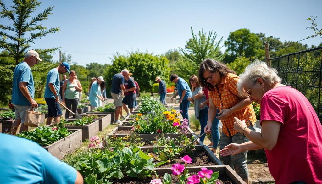 Physical activity in community garden