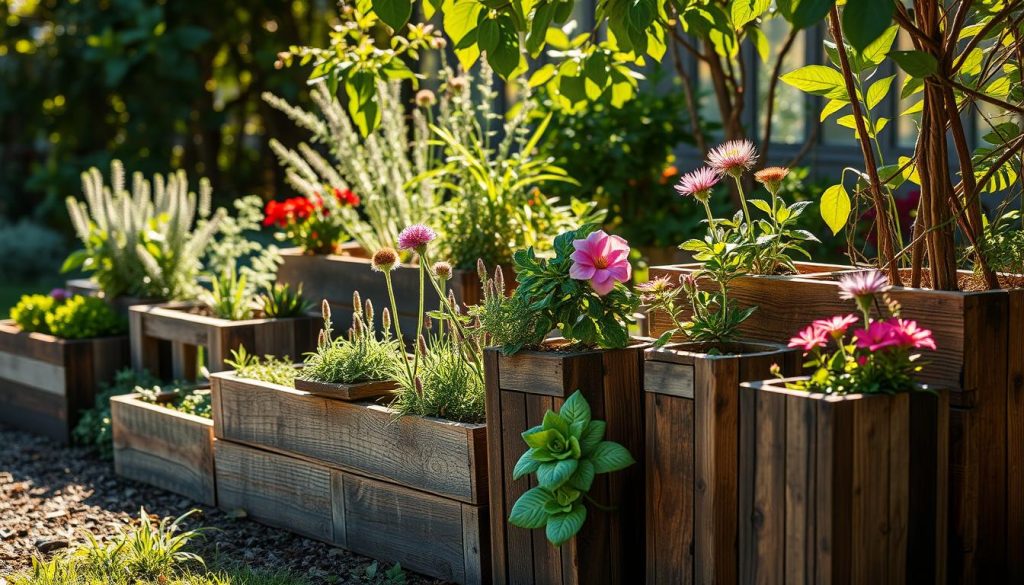 Recycled planter boxes