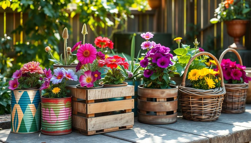 Unique homemade planters