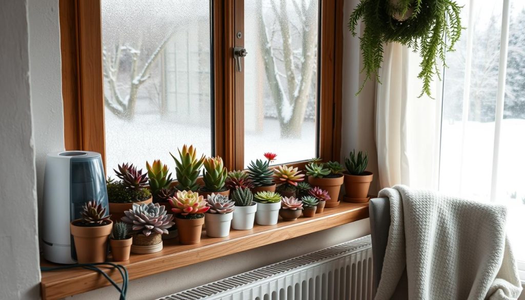 Winter succulent care