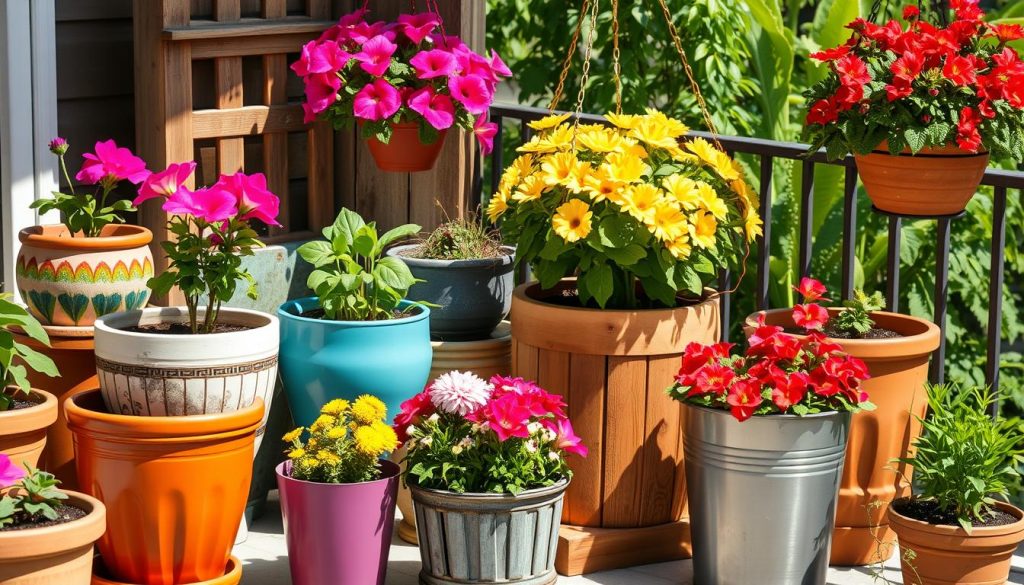 container gardening containers