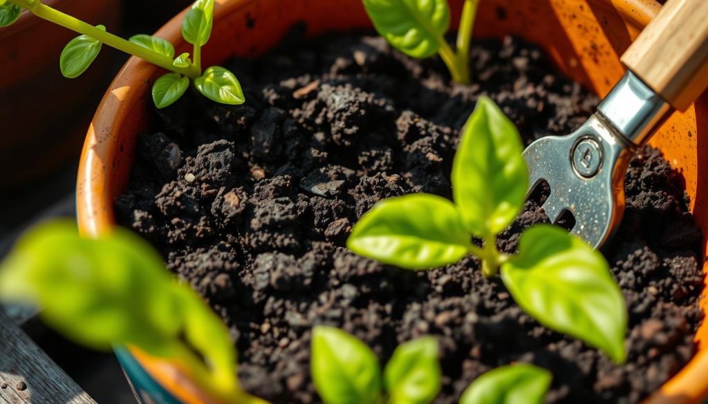 container gardening soil