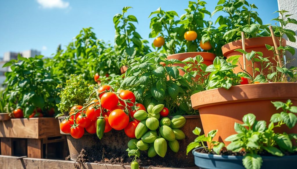 container gardening vegetables