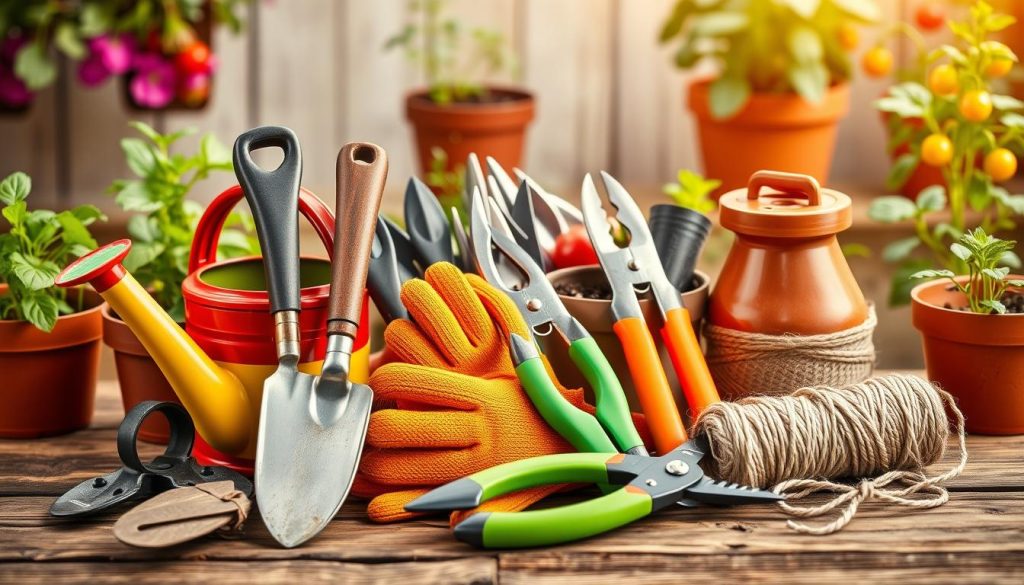 container vegetable gardening tools
