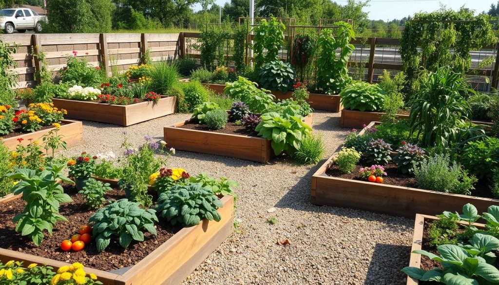 creative vegetable garden layouts