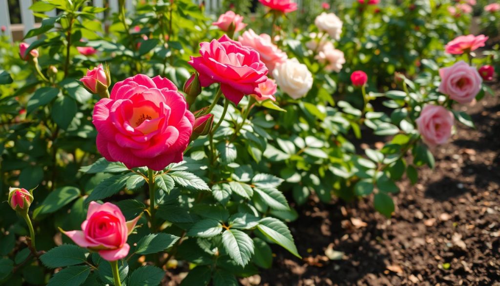 growing healthy roses