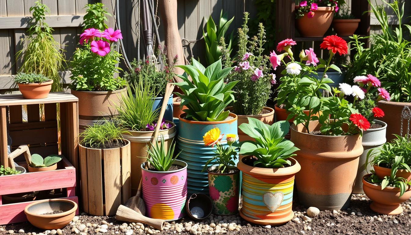 homemade planters and pots