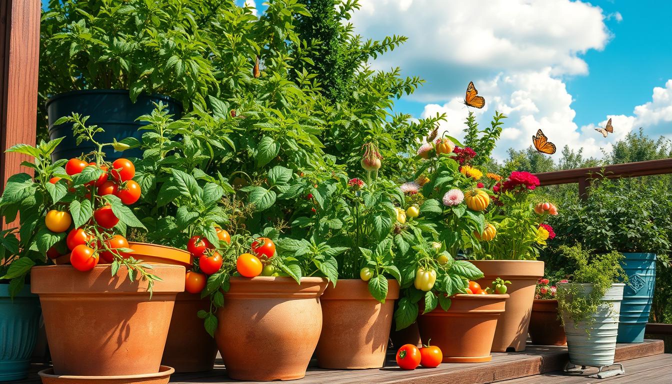 how to grow vegetables in pots