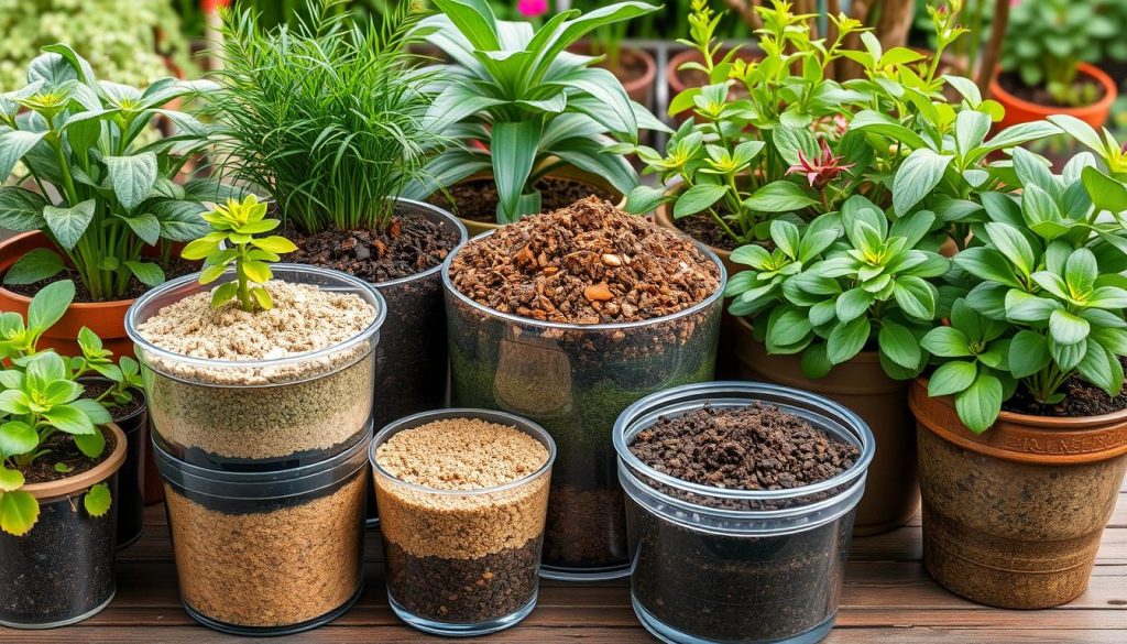 optimal potting mix for pots