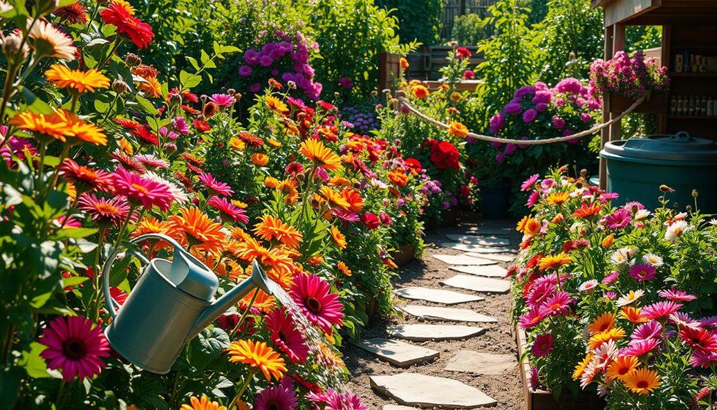 organic flower gardening tips