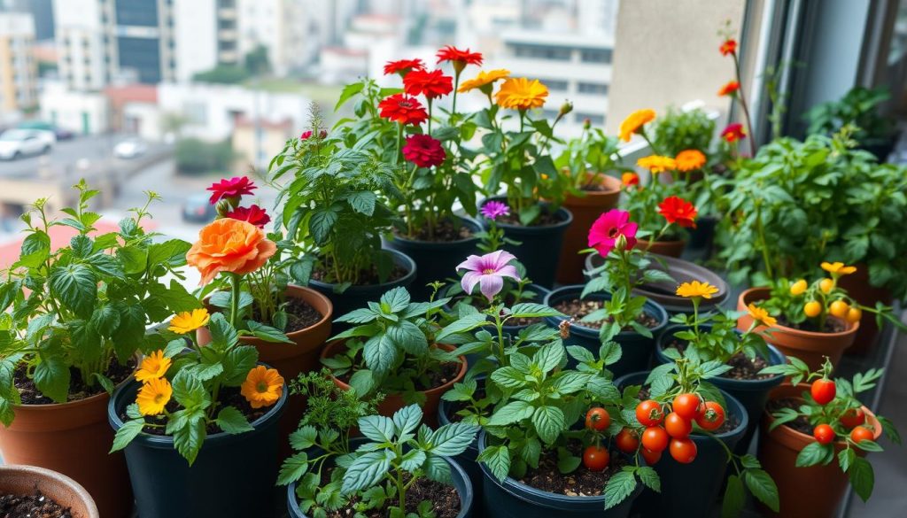small space gardening plants