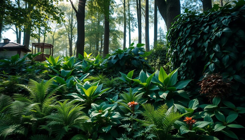 underplanting techniques in shade gardens