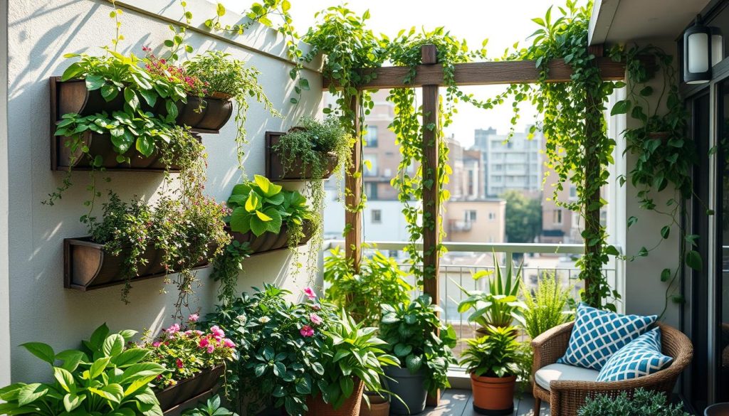 vertical gardening example